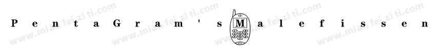 PentaGram's Malefissent手机版字体转换